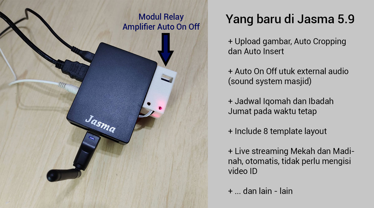 Jasma 59. On Off Amplifier Otomatis